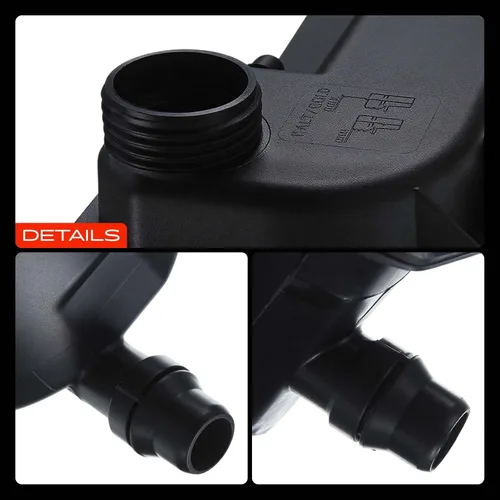 Vista 10 de A-Premium Tanque de depósito de recuperación de desbordamiento de refrigerante del motor [con sensor] compatible con BMW [E36 E37 E53] X5 2000-2003