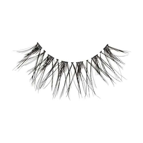 Vista 6 de KISS Sister Nature - Pestañas postizas 'Dawn', 0.472 in, cabello 100% natural, caja de papel reciclable, impresa con tinta de soja, libre