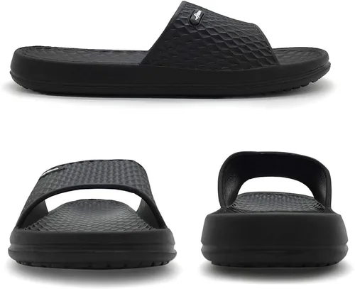 Vista 3 de FUNKYMONKEY - Sandalias antideslizantes para hombres, para baño, playa, interiores