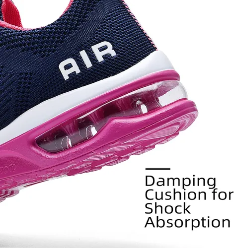 Vista 3 de Lamincoa Tenis de correr para mujer, ligeros, con cojín de aire, para caminar, tenis para mujer