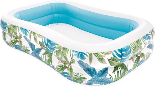 Vista 4 de Piscina inflable familiar Intex, 103 x 69 x 22 pulgadas, para mayores de 6 años