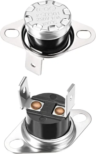 Vista 20 de uxcell KSD301 Termostato 104.0 °F/104°F 10A N.C Ajustar interruptor de temperatura de disco rápido para microondas, horno, cafetera 2 piezas