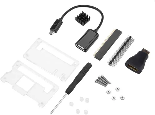 Vista 9 de Caja protectora Suite, componente electrónico del disipador de calor conjunto para Raspberry Pi Zero Zero W para la industria