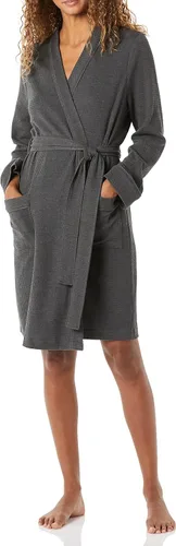 Vista 21 de Amazon Essentials Bata ligera de punto gofre de longitud media para mujer (disponible en tallas extragrandes)