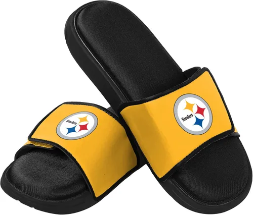 Vista 43 de FOCO mens NFL Team Logo Sport Shower Foam Slide Flip Flop Sandals