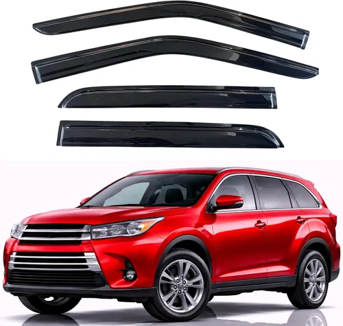 Vista 81 de KPY Moldura deflectora de viento con protección contra la lluvia compatible con Mazda CX-3 2016-2021 (CX3), 4 unidades, para ventana lateral