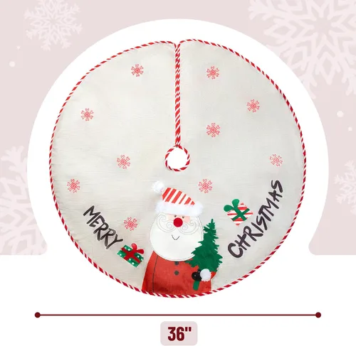 Vista 2 de Mr. Pen Falda de árbol de Navidad, 36 pulgadas, falda de árbol de Navidad