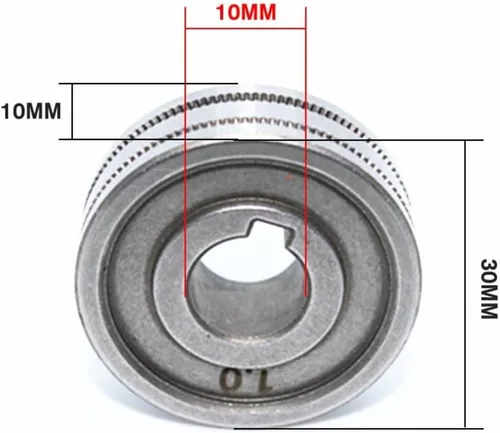 Vista 7 de MIG MAG Rodillo de alimentación de soldadura Rueda de transmisión de alambre 0.024 in 0.031 in 0.039 in Knurl K Groove para acero Aluminio Flux Cord