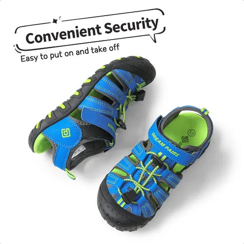 Vista 5 de DREAM PAIRS Sandalias deportivas de verano para niños y niñas (niños pequeñosniños grandes)
