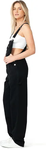 Vista 3 de Overol chino retro Revolt Dungaree para mujer