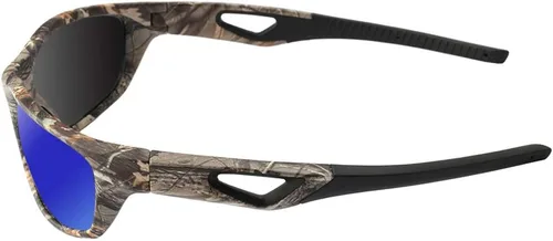 Vista 4 de Lentes de sol Tr90 polarizados para deportes al aire libre, marco de camuflaje para hombres y mujeres, ideales para conducir, pescar, cazar, reducir