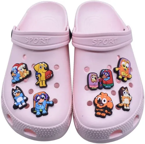 Vista 2 de 29 dijes de zapatos de dibujos animados para zuecos y sandalias, decoración de zapatos, accesorios deportivos, accesorios de cocodrilo, regalos