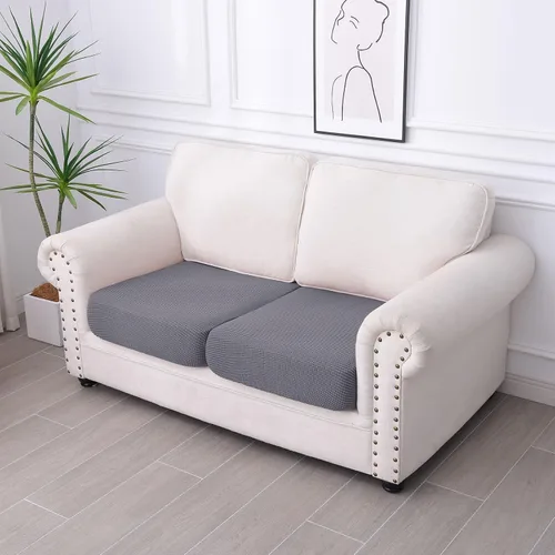 Vista 82 de hyha Fundas impermeables para sofá seccional, fundas de cojín Beige