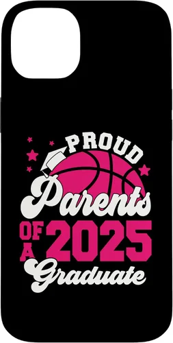 Vista 15 de iPhone XR Parents of a 2025 Graduate Senior Graduation Basketball Case