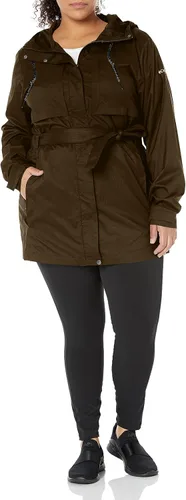 Vista 9 de Columbia Pardon My Trench - Chaqueta impermeable para mujer Fósil antiguo