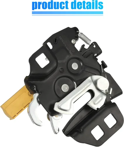 Vista 6 de X AUTOHAUX Reemplazo auto DS7Z16701B de la cerradura del capó delantero izquierdo del coche para Ford Fusion 2013-2018 Negro