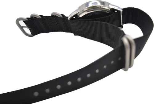 Vista 5 de ArtStyle Correa para reloj, de nylon, colorida, con hebilla pulida resistente.