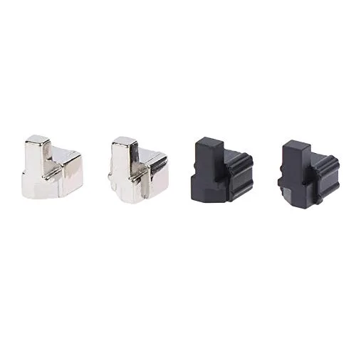 Vista 2 de GGZone Left Right Slider Buckle Metal Lock Latch Bracket Replacement for Nintendo Switch Joy-Con Repair Tool Parts NS JoyCon Controller