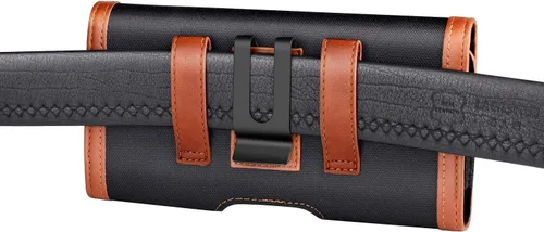Vista 5 de Funda para iPhone XS MAX para Gcepls iPhone XR con clip y correa para iPhone 8 Plus, iPhone 7 Plus/Galaxy S9 Plus con una funda fina, ranura
