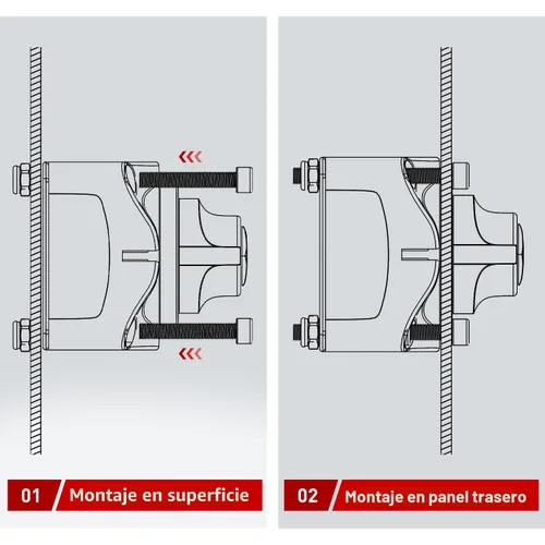 Vista 4 de Nilight - Interruptor de batería 1-2-Ambos-apagado, interruptores de corte maestro de desconexión de 12V-48V para lancha, automóvil, caravana 1