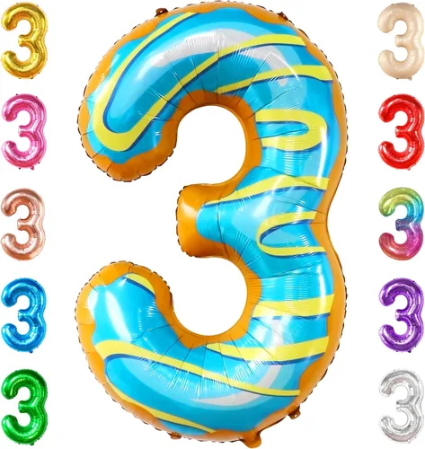 Vista 37 de KatchOn Globo negro del número 1 de 40 pulgadas, globo de feliz cumpleaños