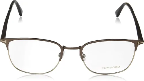 Vista 2 de Gafas graduadas Tom Ford FT 5453 049 Mate Marrón Oscuro, Oro Rosa Brillante