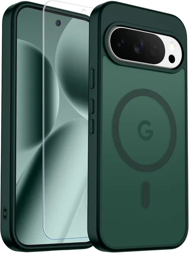 Vista 177 de SUPFINE Funda magnética para Google Pixel 10 Pro XL con protector de pantalla (imanes integrados) (protección contra caídas de grado militar)