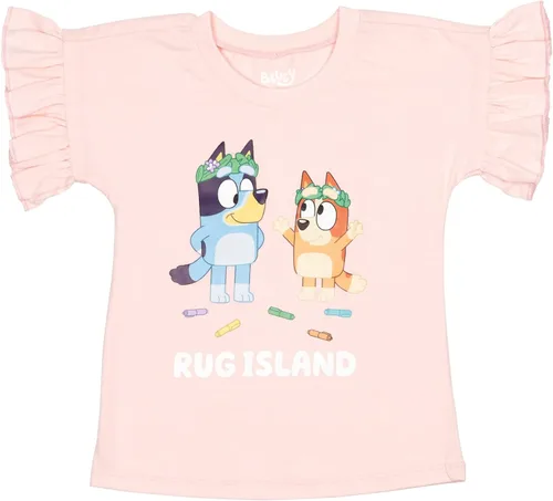 Vista 6 de Bluey Bingo and Friends - Paquete de 3 camisetas gráficas con volantes