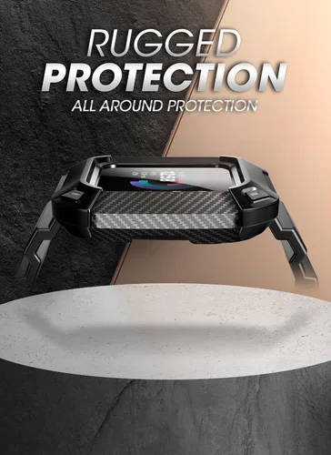 Vista 2 de SUPCASE Unicorn Beetle Pro - Correa de reloj para Fitbit Versa 4, Fitbit Versa 3, Fitbit Sense 2/1, correa protectora de repuesto