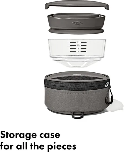 Vista 3 de OXO Brew Cafetera plegable para café por goteo con estuche de almacenamiento