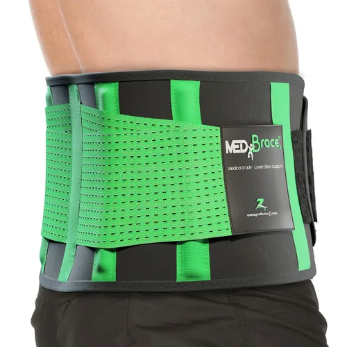 Vista 8 de PLUS - Soporte lumbar para levantar en el trabajo con almohadilla lumbar dimensional ergonómica, cinturón de soporte de espalda para aliviar