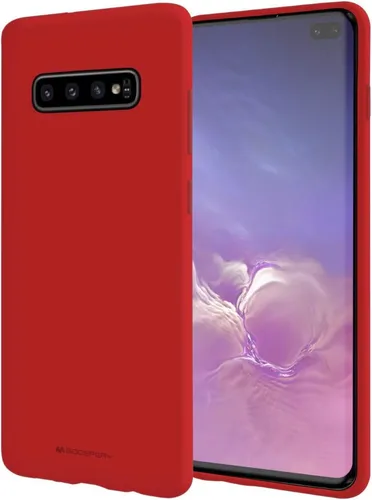 Vista 8 de GOOSPERY Soft Feeling Jelly para Samsung Galaxy S10 Plus Case (2019) Cubierta de parachoques delgada sedosa (negro)