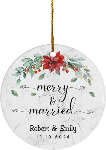 Vista 20 de FLOCHIL Adorno personalizado para la primera Navidad del bebé con nombre de foto, adorno personalizado para la primera Navidad, regalos para bebés