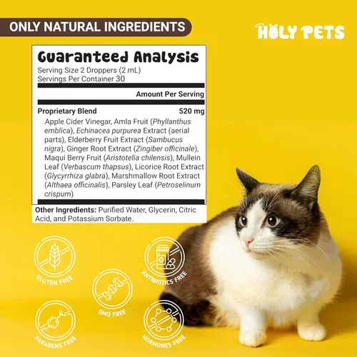 Vista 8 de Medicamento para la tos para perros y gatos, apoyo para infecciones respiratorias, alivio de estornudos y tratamiento para la tos de las perreras
