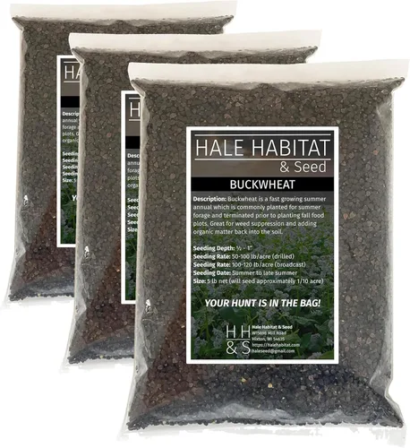 Vista 5 de Hale Habitat & Seed Semilla de parcela de trigo sarraceno, 5 libras
