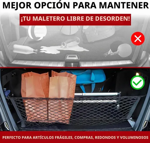 Vista 4 de Red de carga para cajuela tipo cubierta para Mercedes Benz GLK250, GLK300, GLK350, 2009, 2010, 2011, 2012, 2013, 2014 y 2015