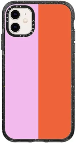 Vista 11 de Funda Impact de CASETiFY para iPhone 11 - Tiempo A Solas de Esther Kim - Negro Claro