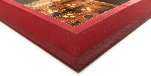 Vista 2 de Icono cristiano ortodoxo griego de madera San Arcángel Gabriel (4.5" x 6.5")