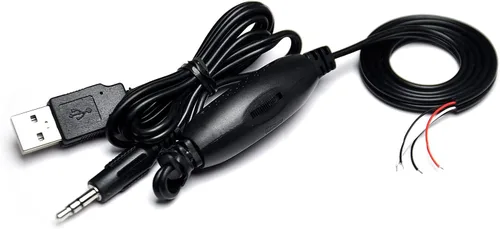 Vista 4 de Gikfun 2 "4Ohm 3W Altavoz de audio de rango completo Altavoz estéreo Woofer con cable de audio de 0.138 in Extensión Control de volumen DIY Kit