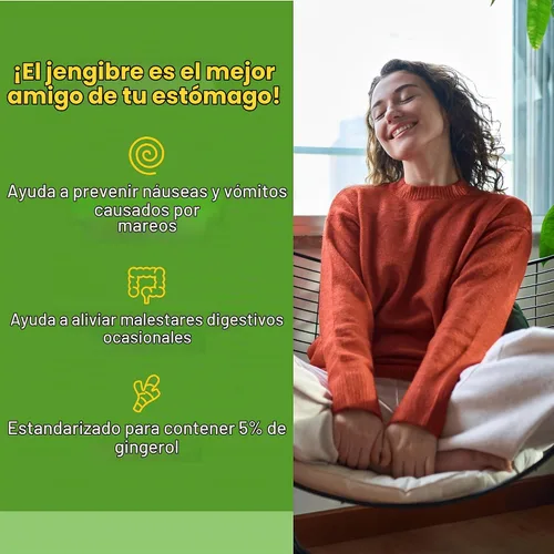 Vista 2 de Natural Factors Jengibre masticable 500 mg, 90
