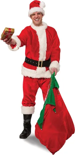 Vista 2 de Rubies Regency - Traje de Papá Noel con guantes