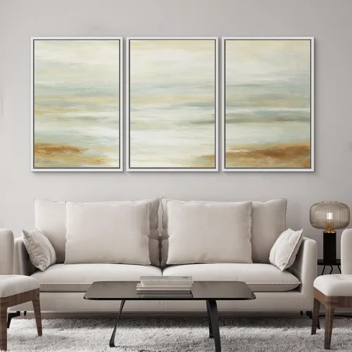 Vista 193 de SIGNWIN Lienzo enmarcado para pared, juego de arte de collage de hojas transparentes en blanco y negro, ilustraciones de naturaleza silvestre, arte