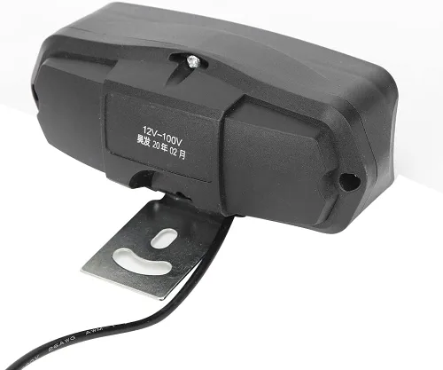Vista 7 de Keenso Faro delantero, universal 12 V-100 V 1200 lm de alto brillo luz eléctrica bicicleta luces LED para motocicleta, bicicleta eléctrica, triciclo