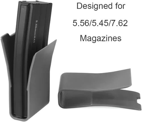 Vista 2 de Juego de inserción de bolsa de revista, clip M4 AK 5.56 7.62 Mag bolsa portador clip táctico caza CS tiroteo accesorios militares