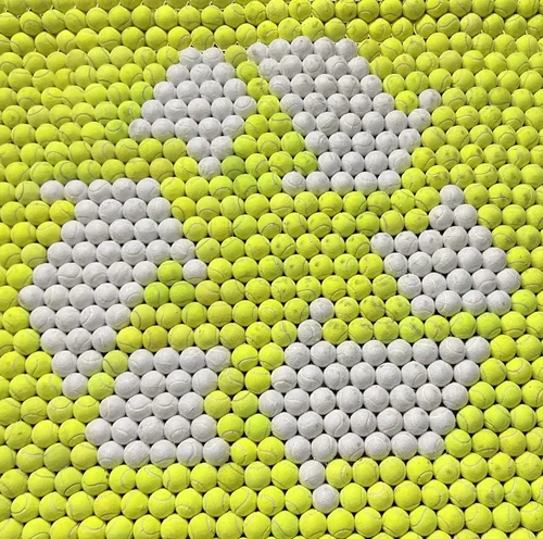 Vista 7 de 100 pelotas de tenis a granel de bajo costo para pelotas de perro