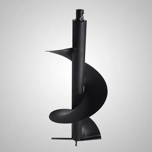 Vista 8 de Broca neumática de 4 pulgadas para columna, excavadora de vallas, broca de suelo para cama de bolas de 4 pulgadas, herramienta de plantación