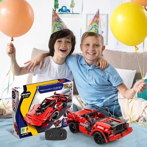 Vista 8 de SpringFlower Juguetes de bloques de construcción STEM regalos para niños de 6, 7, 8, 9, 10, 11, 12 años de edad, ladrillos de construcción