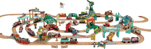 Vista 12 de Thomas & Friends Juego de construcción de madera, 5 en 1