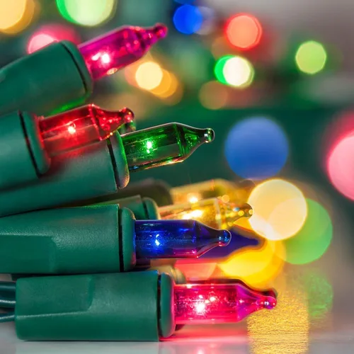 Vista 4 de Holiday Essence 140 luces musicales de Navidad multicolor, 25 canciones, 8 funciones, 31.2 pies de longitud Varios
