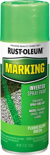 Vista 12 de Rust-Oleum 1987830 Pintura en aerosol para marcado especial, 11 onzas, naranja fluorescente